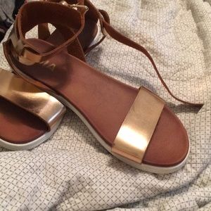 Rose Gold Sandals